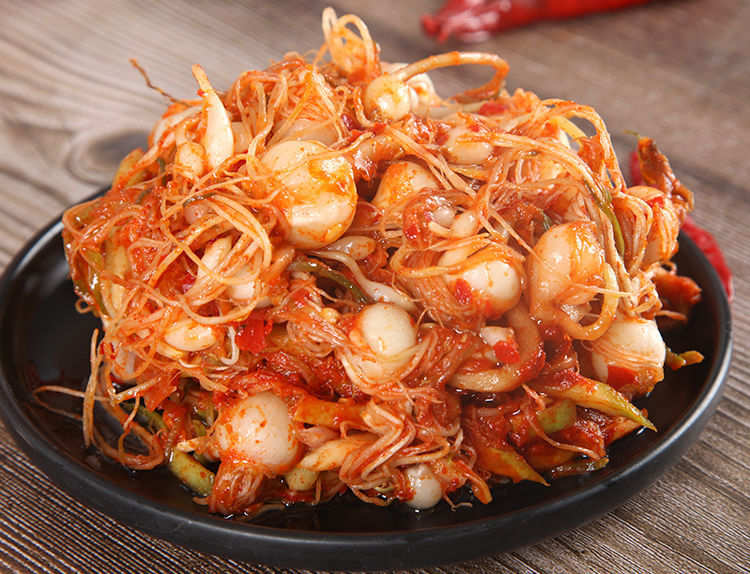 东北小根蒜咸菜大脑瓜咸菜朝鲜族风味泡菜下饭菜韩式 250gx1袋【图片