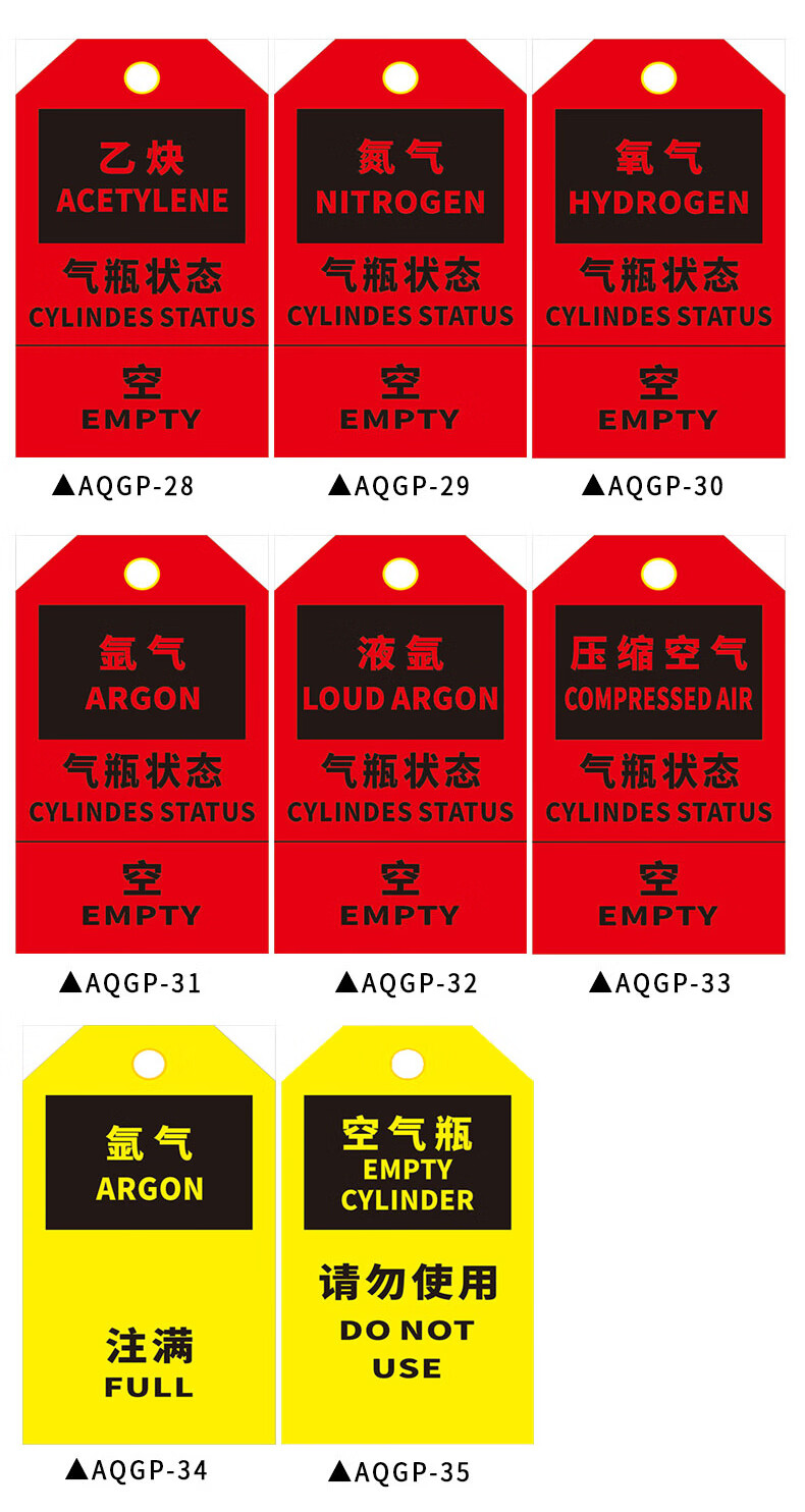 可狄設備狀態標識牌氣瓶狀態卡安全掛牌消防設備檢查卡使用中loto上鎖