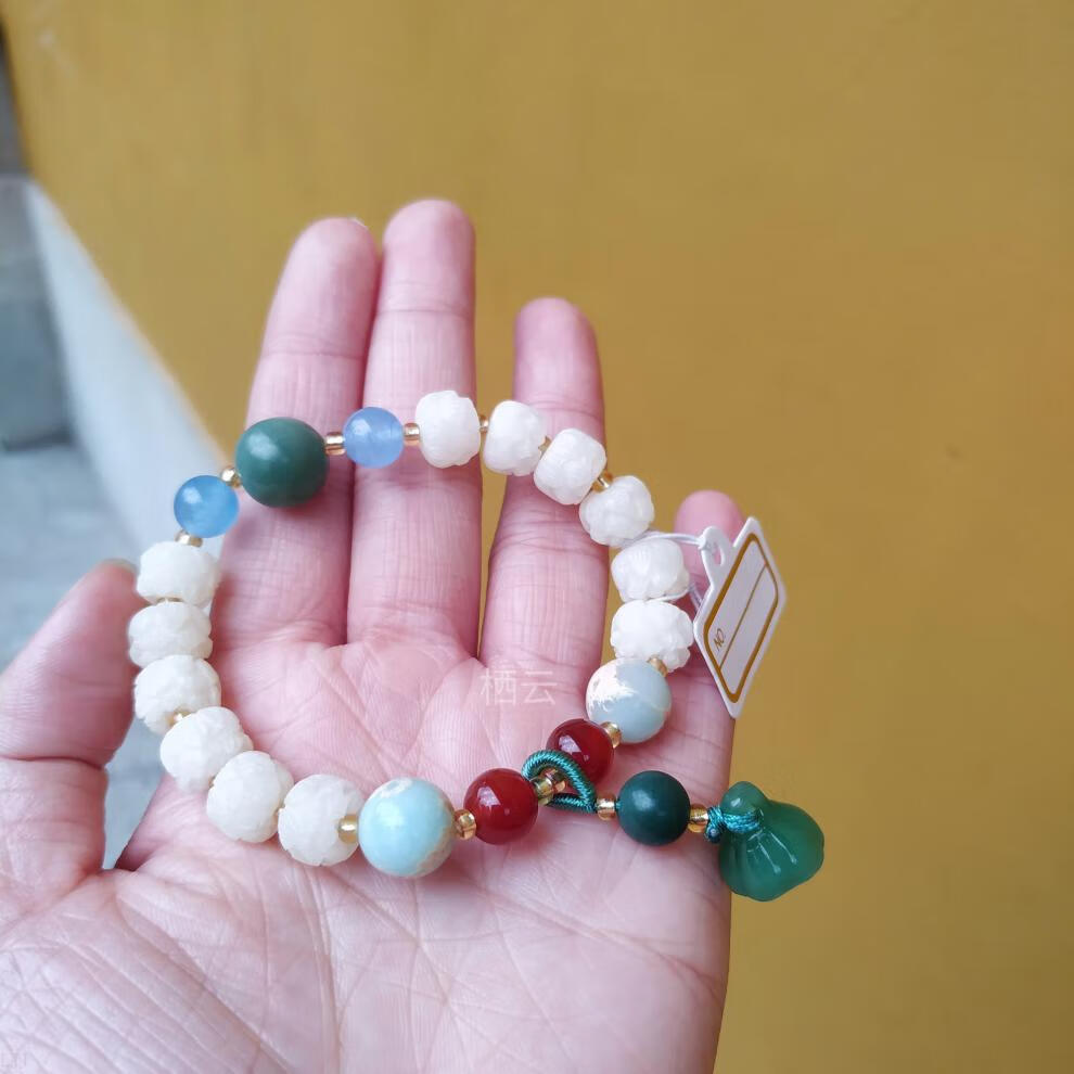 2022新款法喜寺手串法喜寺莲花白菩提宝珠手串佛珠冷门显白礼物藏式