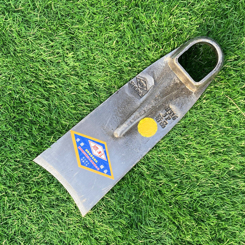 锄头农用挖地挖笋锄头军工锄头开荒除草种菜老式木柄锰钢全钢锄头汐岩