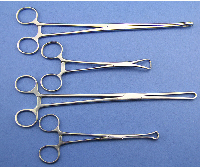 持针器钳子弯直止血钳医生用血管钳帕巾钳宫颈钳卵圆钳手术器械ab 持
