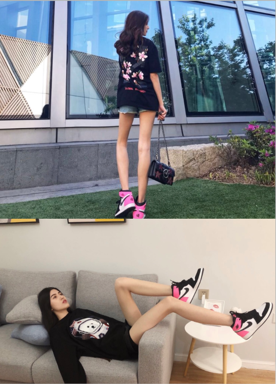 尔克高帮篮球鞋男女鞋1熊猫变色龙小闪电扣碎篮板潮流百搭情侣鞋 aj1