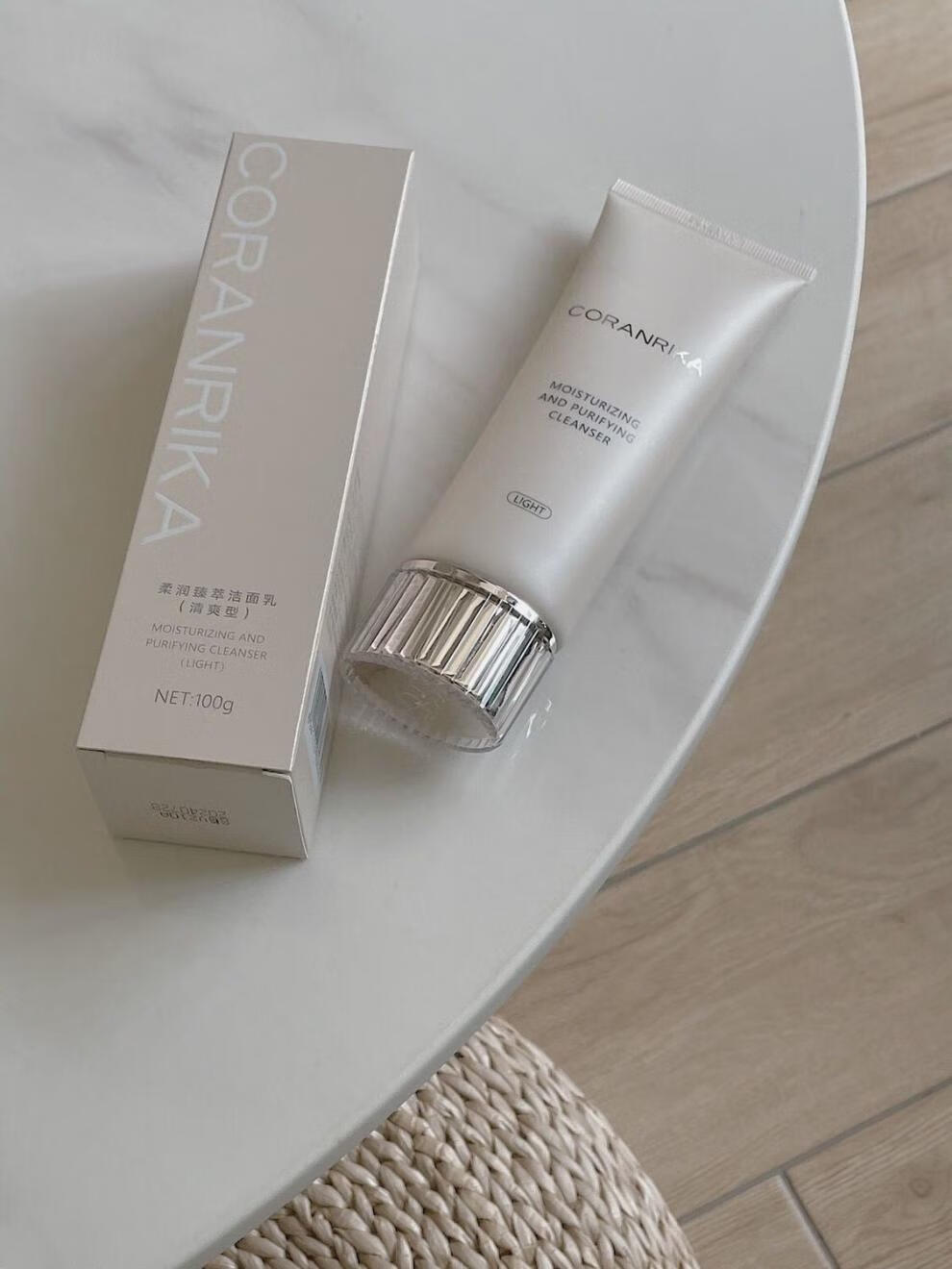 珂兰丽卡coranrika珂兰丽卡鎏金赋颜柔润臻萃洁面乳100g经典款鎏金