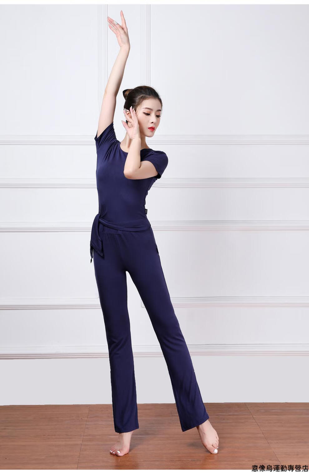 萨宾奥广场舞大妈服装休闲女中年新套装女夏装中老年短袖跳舞衣舞蹈