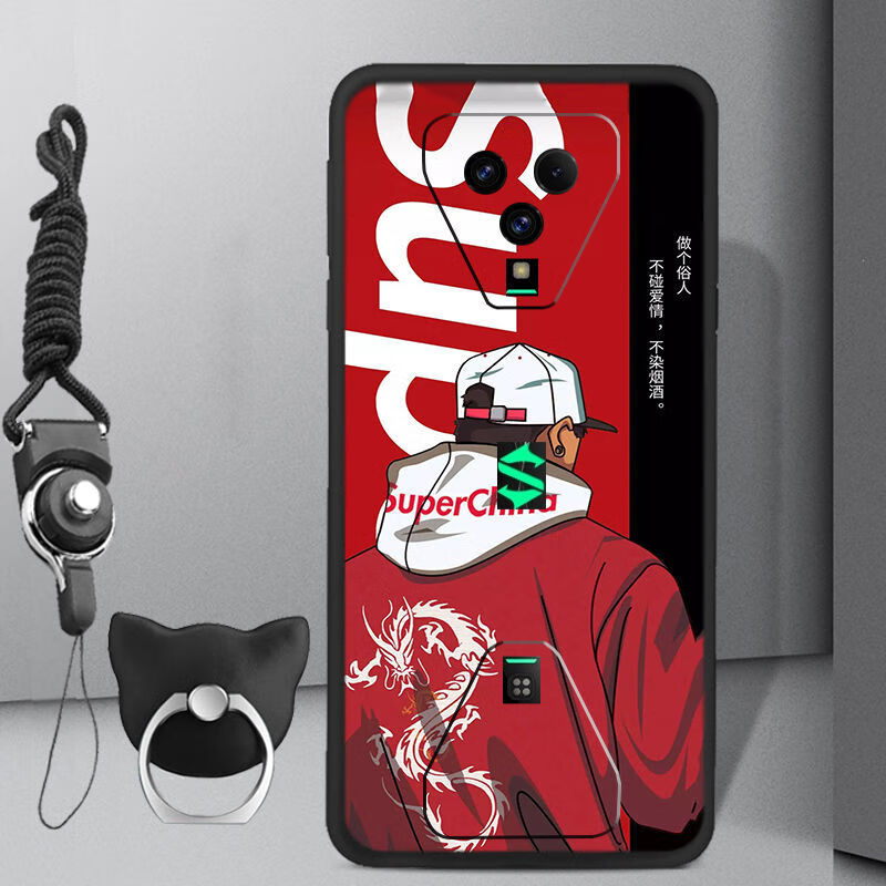 牛壳壳黑鲨3s手机壳小米黑鲨游戏3s手机壳5g商务科技软套kle-a0防摔