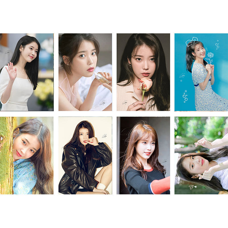 李知恩海报2020新女高清新款签名大高清贴墙卧室周边卡贴 【选sc 】