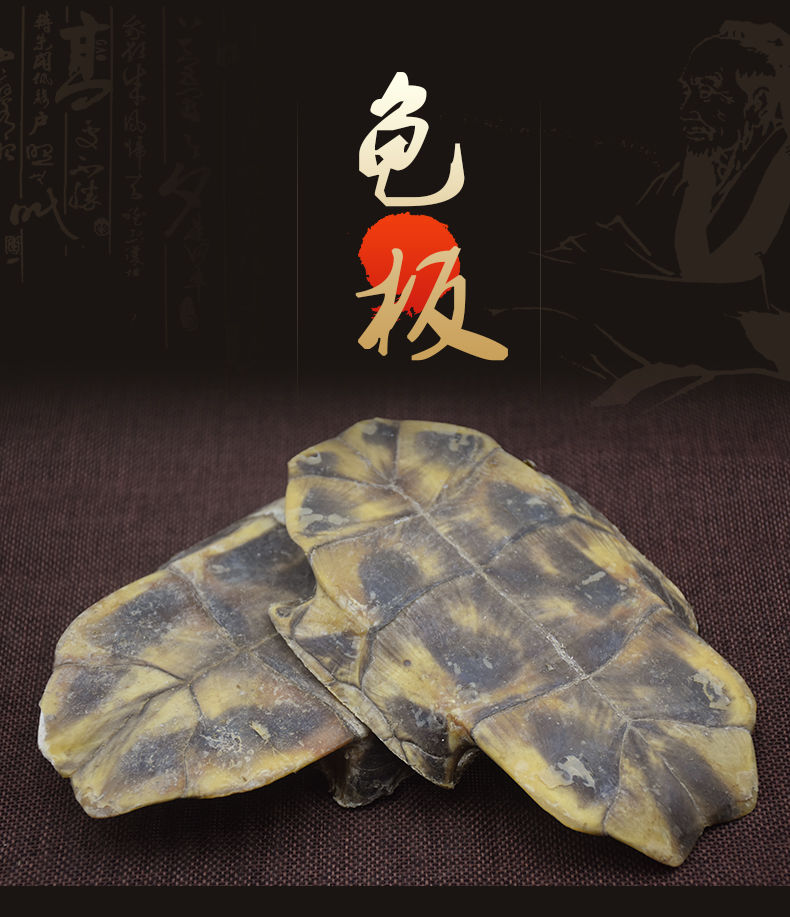 伟博整个生龟板500克旱龟板龟甲龟壳鳖甲底板非炙龟板中药材龟甲500克