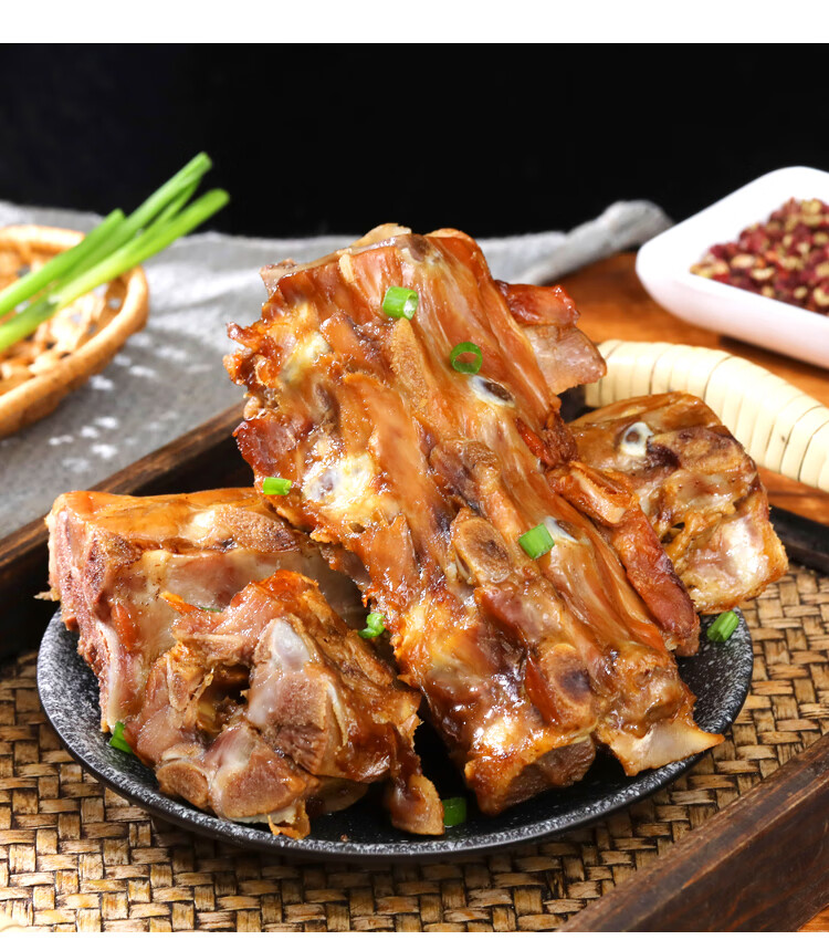 广州特产咸香烧猪骨烧骨咸骨原料煲粥煲汤宵夜档200g*5包【图片 价格