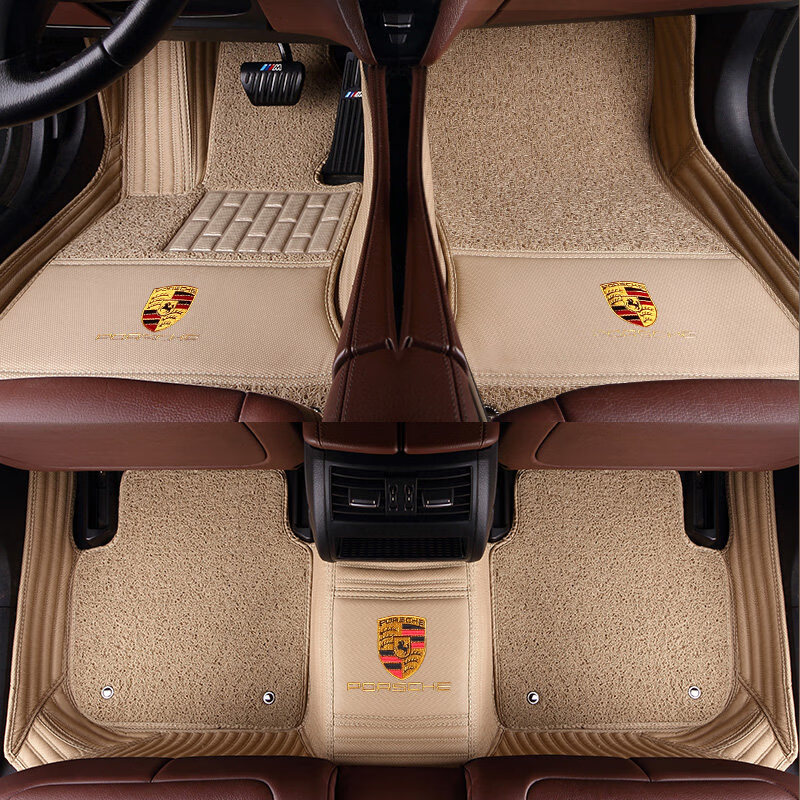 适用于保时捷macan全包围地毯卡宴panamera帕纳美拉911卡曼718汽车