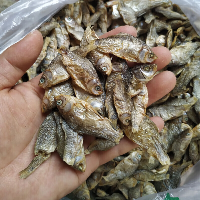 5折500克湖南传统小鲫鱼干干淡水小鱼干干货