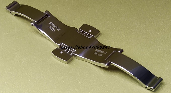 天梭原装钢带蝴蝶扣卡扣力洛克配件库图杜鲁尔1853原厂简梓 俊雅t063