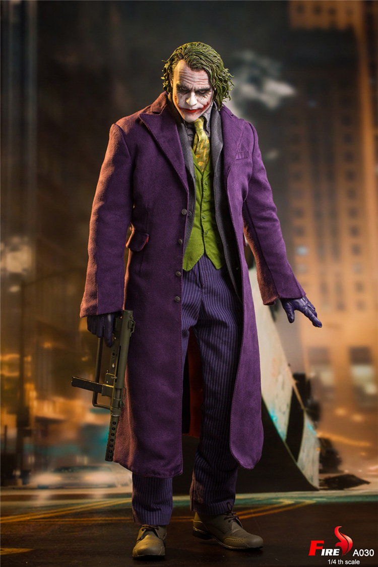 新款小丑杰罗姆queenstudios小丑蝙蝠侠黑暗骑士1/4希斯莱杰joker