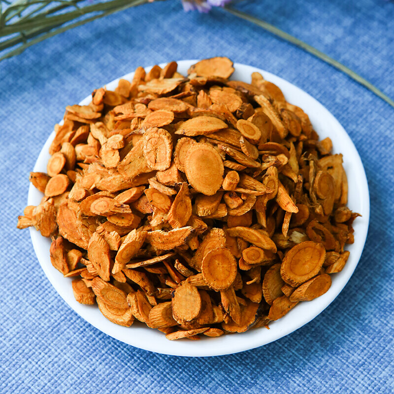 炙黄芪中药材500g克袋装炙黄芪片泡茶炙黄芪粉炒黄芪北芪片 炙黄芪片