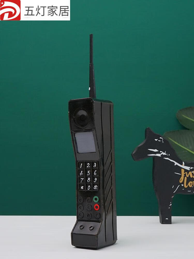 手机大哥大模型摆件老式90年代怀旧老物件80后复古70仿真道具装饰d款