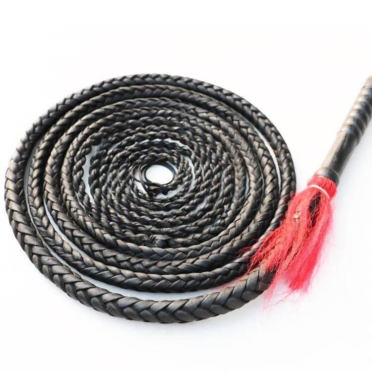 健身鞭响鞭皮鞭 纯牛皮鞭响鞭甩鞭健身鞭武术鞭防身鞭陀螺鞭牧羊鞭