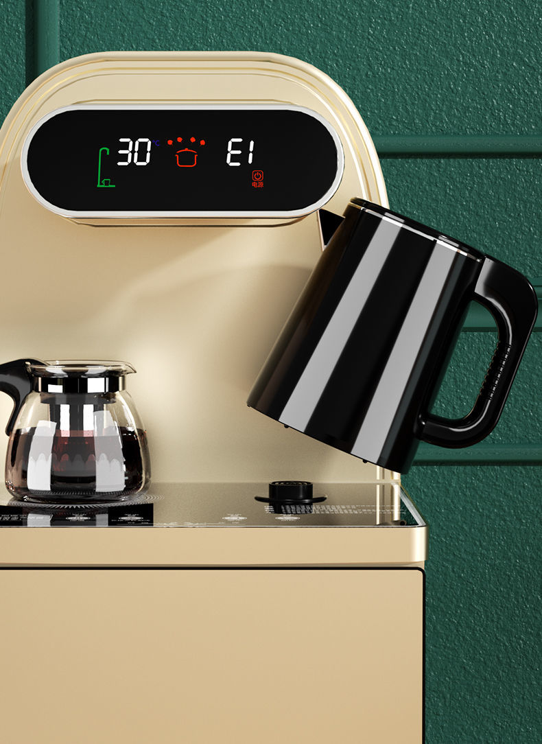 迷你饮水机制冷制热下置水桶小型台式家用茶吧机水壶全自动康佳金色