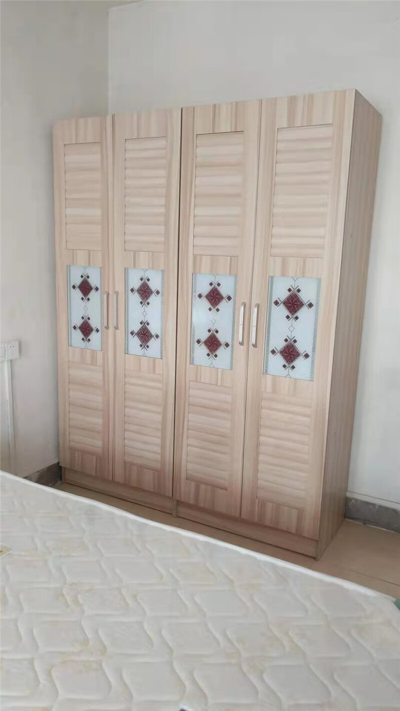 杉木衣柜福州工厂直销杉木柜三四门衣柜储物柜挂衣柜组合板式衣柜整体
