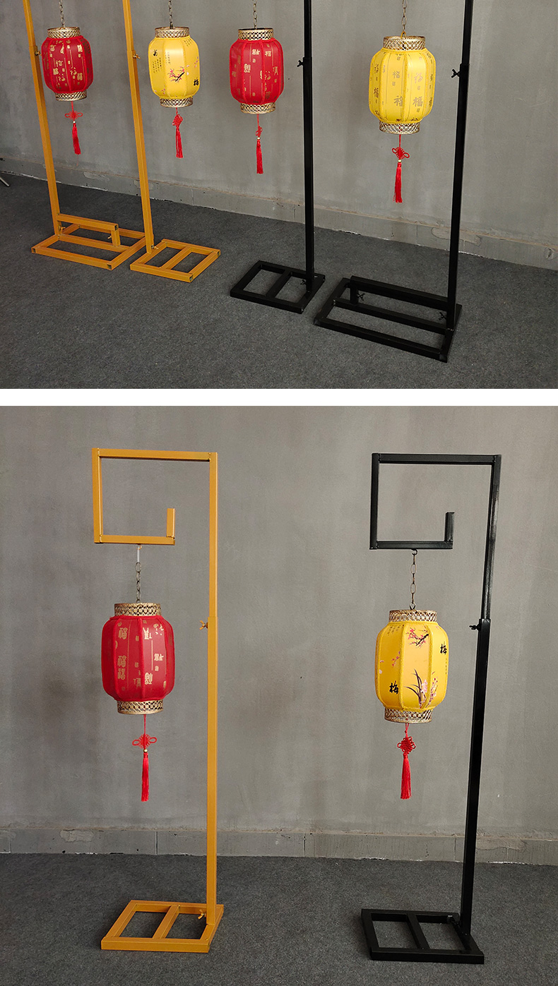 黑色架子 红皮灯笼 灯泡【图片 价格 品牌 报价】-京东