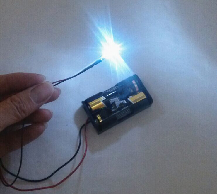 led灯珠3-12 diy手工制作建筑模型材料 led灯小灯泡 led灯带线5mm 3v