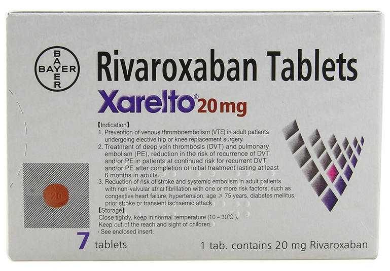 拜瑞妥利伐沙班片20mg7片薄膜衣20mg7片