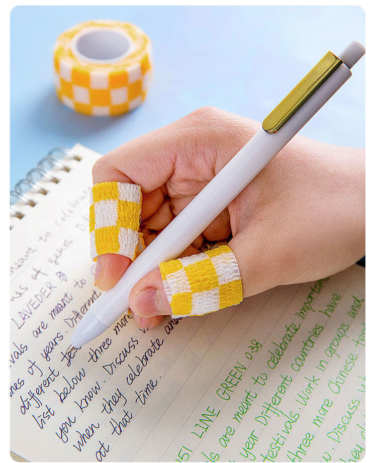 皮谱 护指绷带手指绷带护手胶带ins高颜值写字手指绷带护指绑带女学生