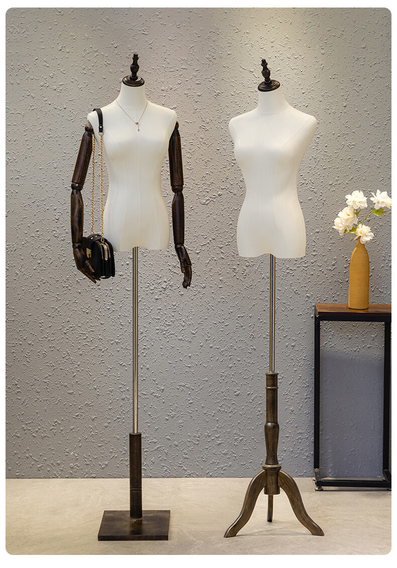 禾佳成服装店模特道具女半身人台橱窗假人偶人体婚纱女装模特展示架