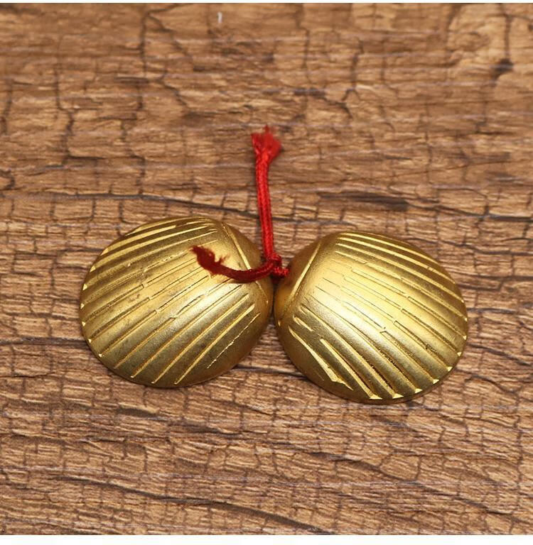 求签铜贝壳铜钱连体圣杯圣卦阴阳杯打卦求神铜扁形圣杯a款加厚纯铜