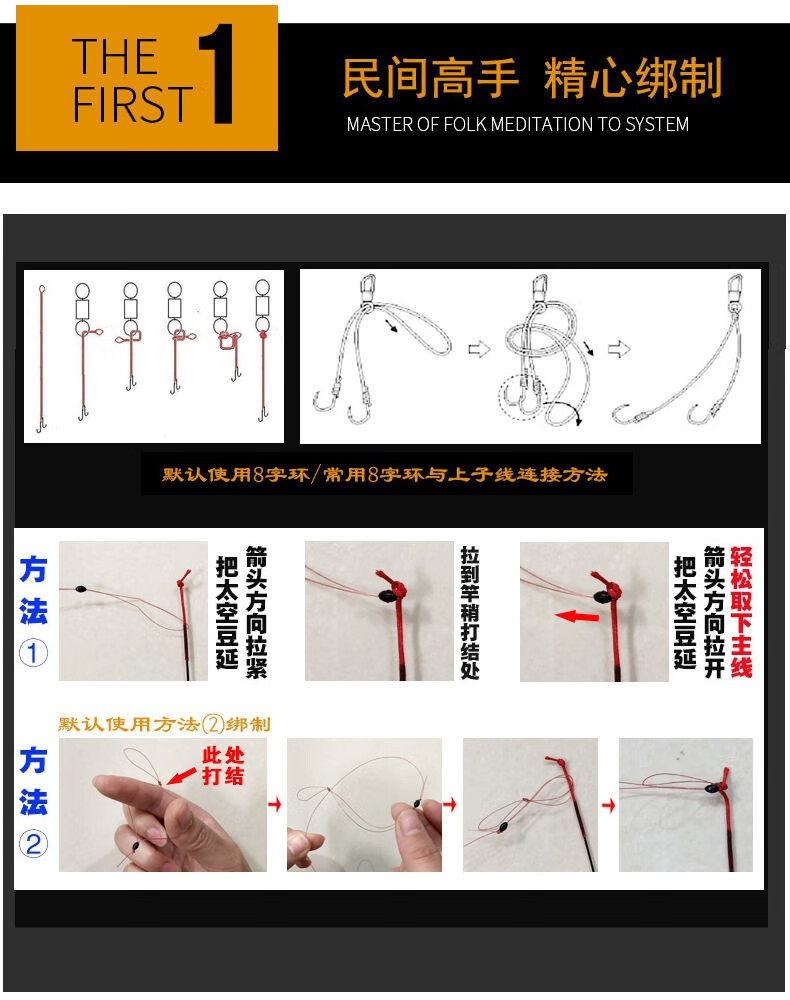 漂魚線套裝鯽魚主線子線臺釣全套大物漁具用品27米綁好線組3組裝2號