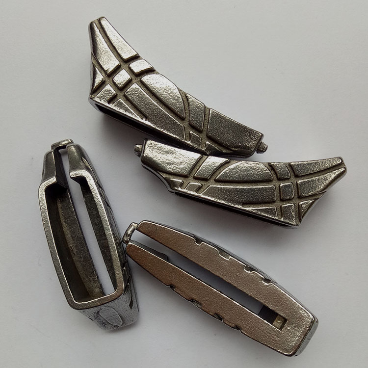 刀柄护手刀档不锈钢头钢尾刀友diy配件压铸件刀柄配件钢尾16号