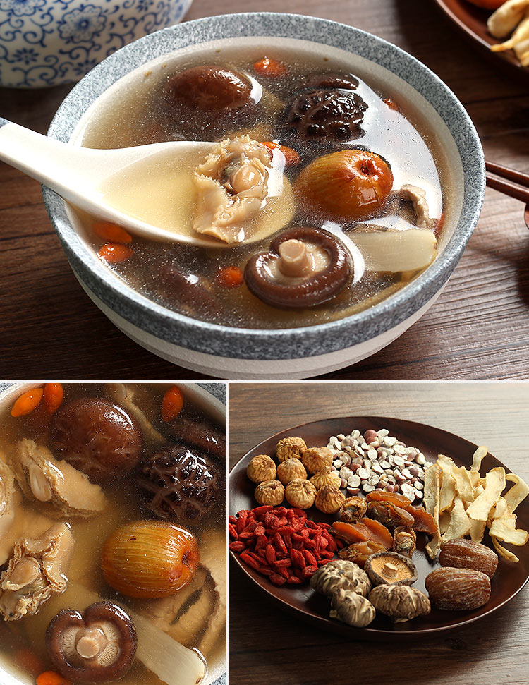 煲汤料鲍鱼仔花菇玉竹汤港式煲汤材料包孕妇月子汤滋补药膳