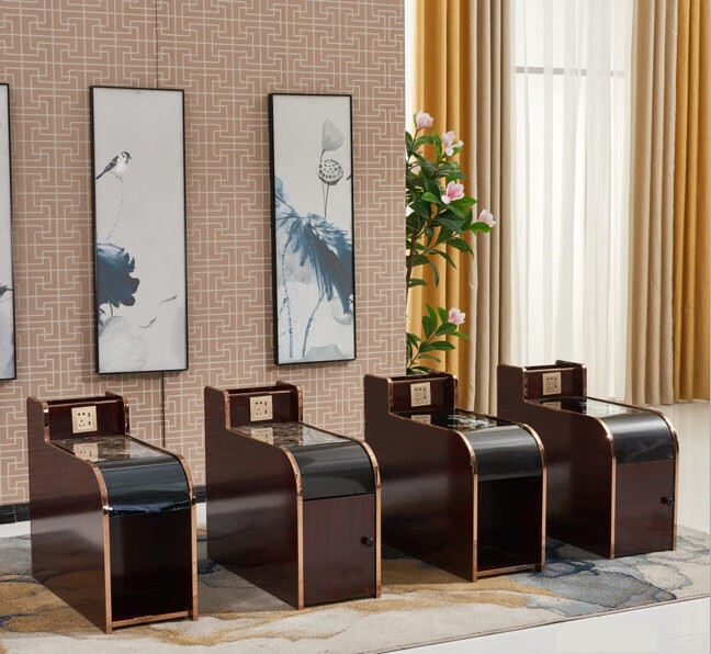 足浴茶几柜足疗茶几经济型桑拿洗脚店美容按摩沙发小茶几柜 运费