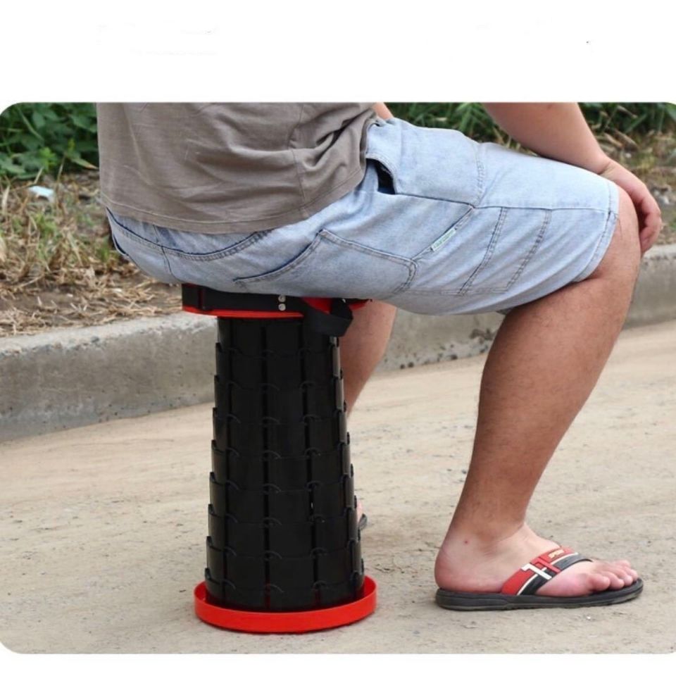 u折叠伸缩凳收纳凳抖音同款户外旅游排队神器地摊便携钓鱼新款音然