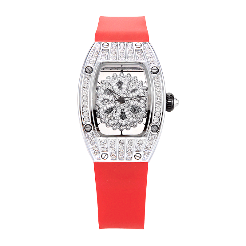 理查德米勒手表联名同款理查德时来运转表2021年新款镂空旋转酒桶形女