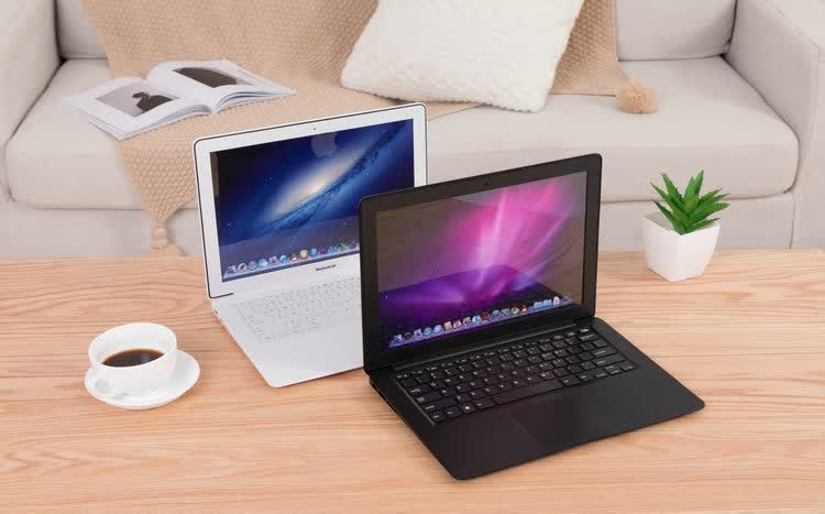 适用于仿苹果款笔记本模型机仿真电脑模型银色彩屏款 银色黑屏款