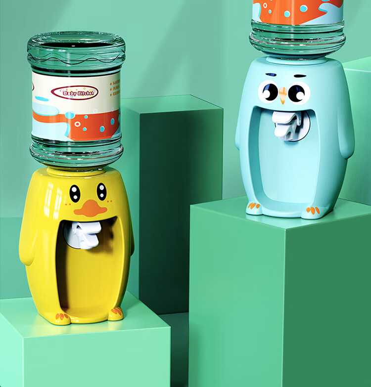 儿童迷你饮水机电动声光仿真趣味出水饮料机过家家厨房套装小玩具