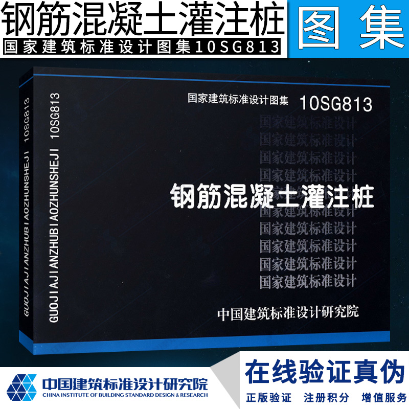 正版10sg813 钢筋混凝土灌注桩 国建建筑标准设计图集 一般工业与民用