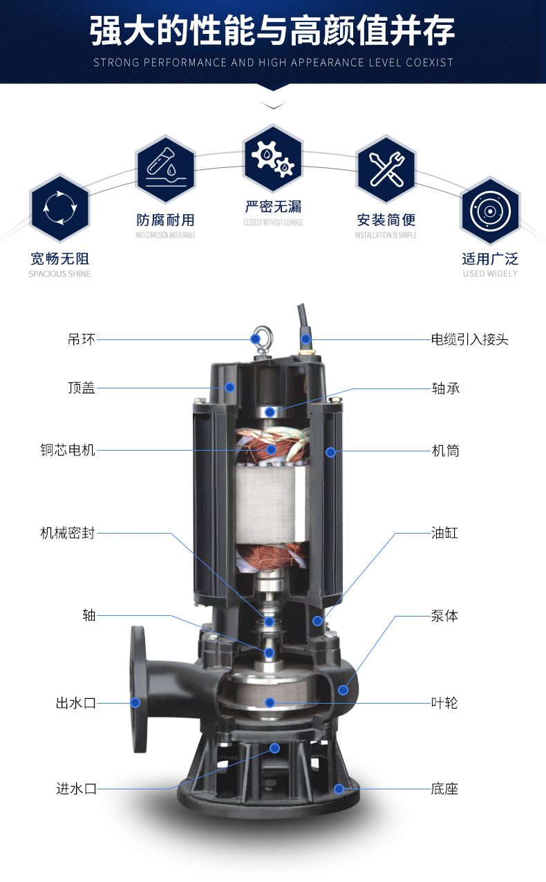 潜水泵配件的名称图片图片