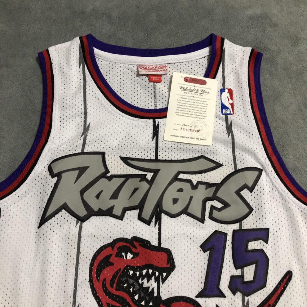 腾讯体育nba官方旗舰店同款猛龙队麦迪1号篮球服复古卡特15号训练运动