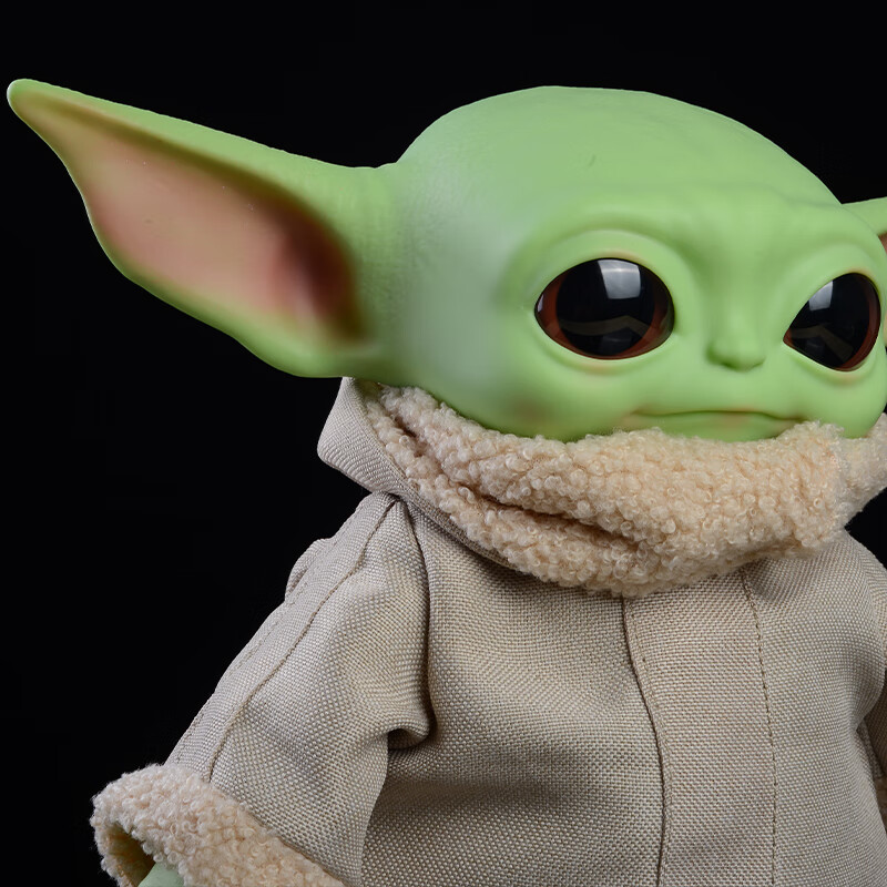星球大战毛绒布衣尤达宝宝11曼达落人毛绒玩具摆件手办礼物 尤达宝宝