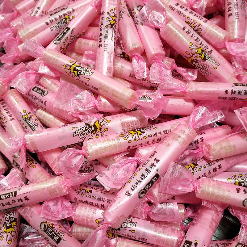 北京特产马大姐水果派棒棒糖棍糖果结婚庆喜糖500g散装水蜜桃味500克