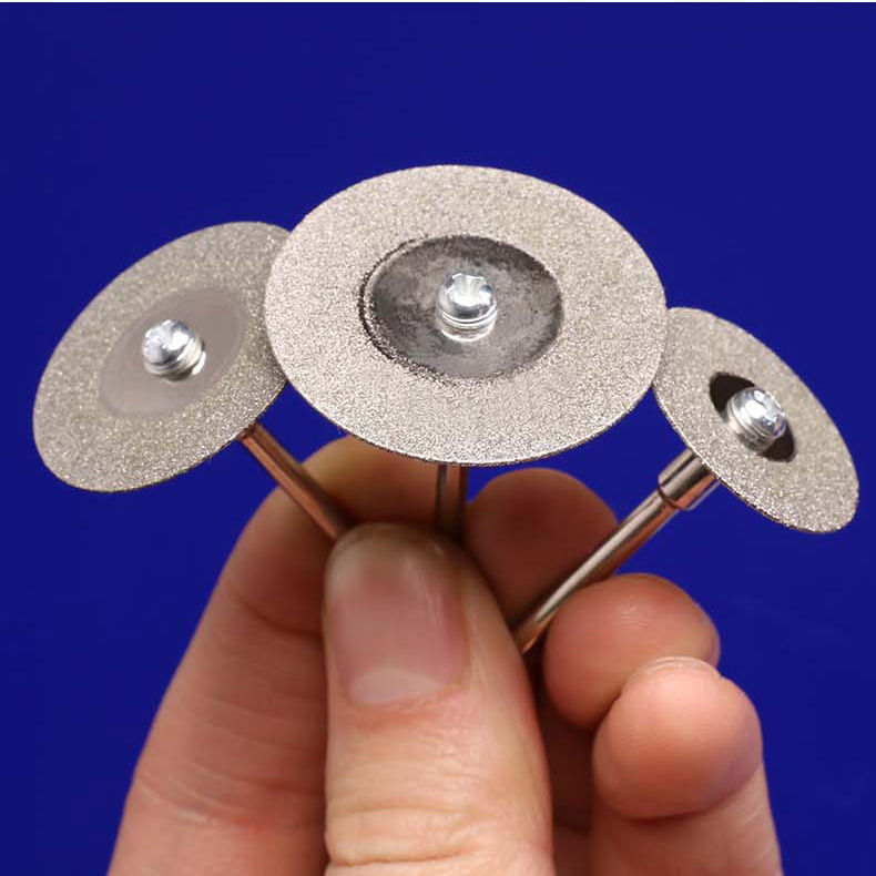 定制适用金刚砂切割片电磨配件迷你小切片锯片清缝美缝玻璃玉石砂轮磨
