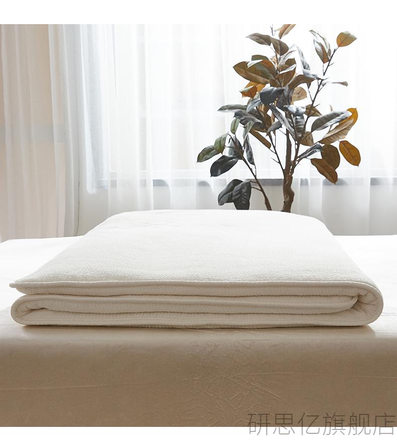 棉絮床垫结婚罗兰新疆棉棉花褥子18m床垫软垫垫被棉花床褥垫双人加厚