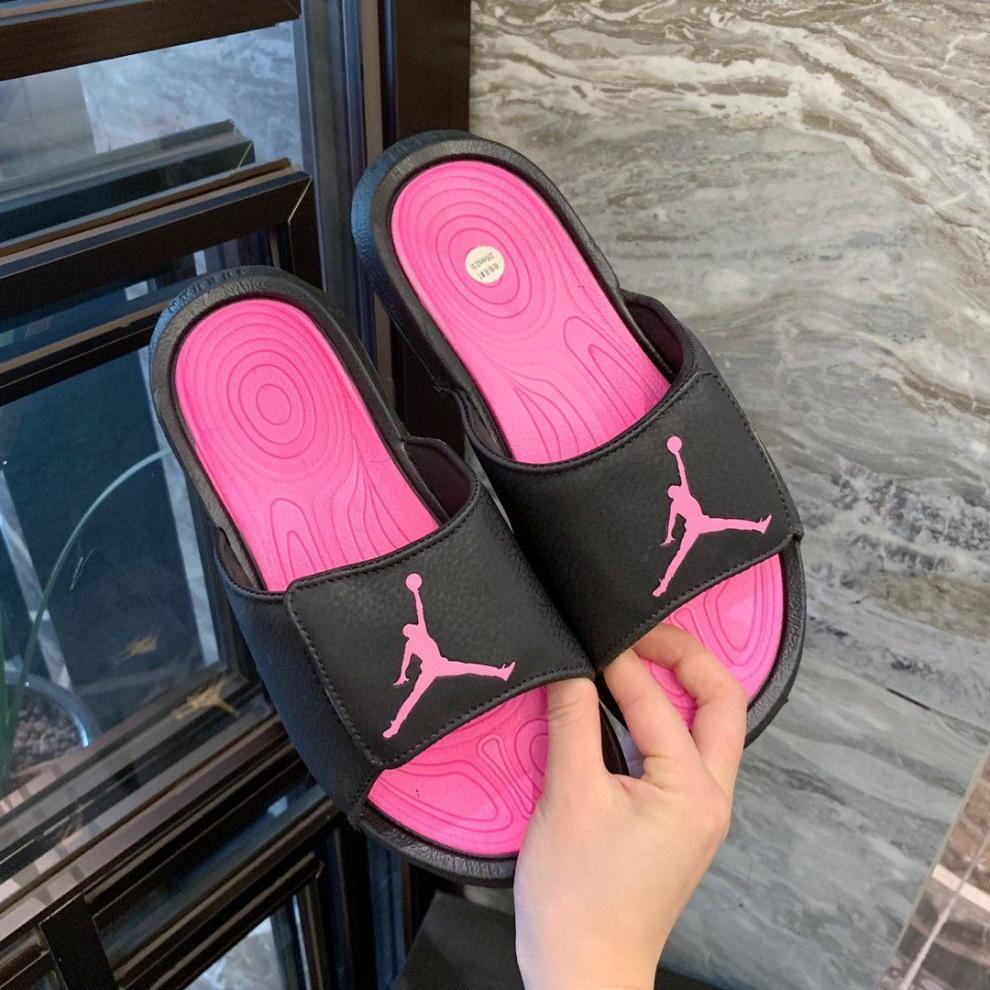 aj拖鞋飞人乔6运动篮球拖鞋情侣魔术贴潮牌居家男女拖鞋男士凉鞋飞人