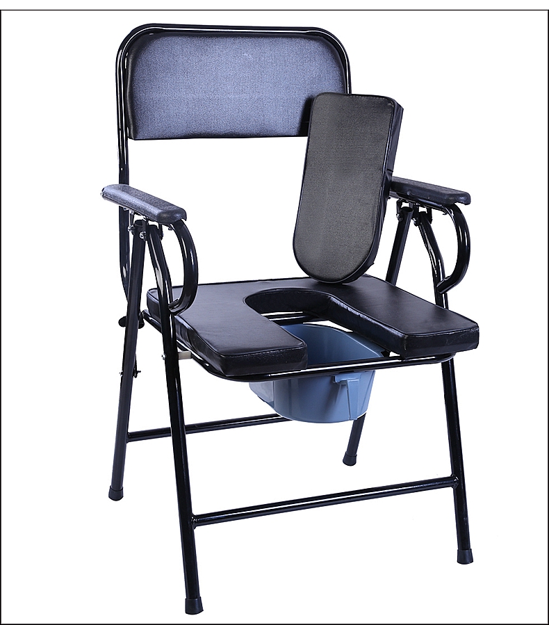 坐便椅老人可折叠孕妇大便座便器移动加厚马桶中老年坐厕椅子家用坐便