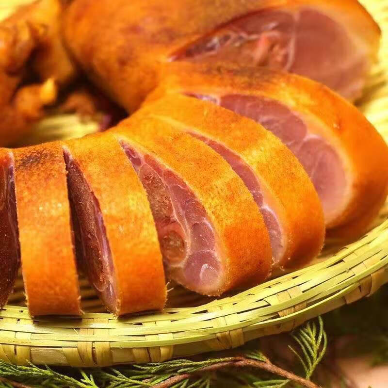 【腊猪脚】恩施柴火烟熏腊猪脚农家散养黑猪腊蹄子四川湖北特产 腊