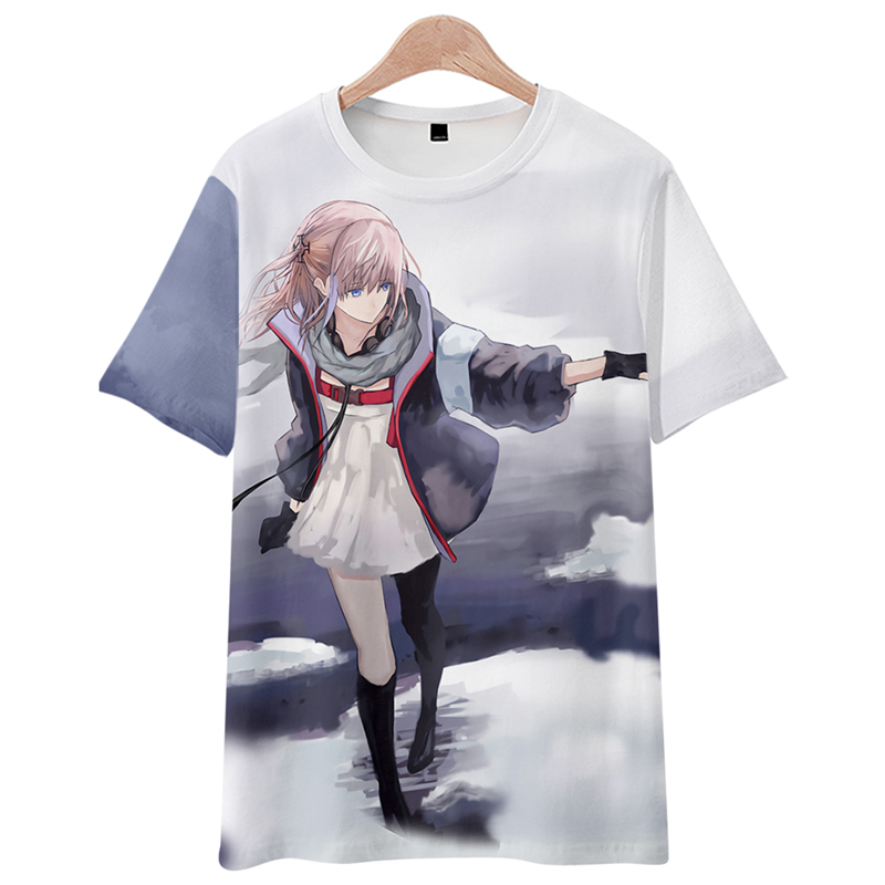 游戏周边短袖t恤男女学生二次元动漫印象休闲夏套装衣服连帽t恤xxs