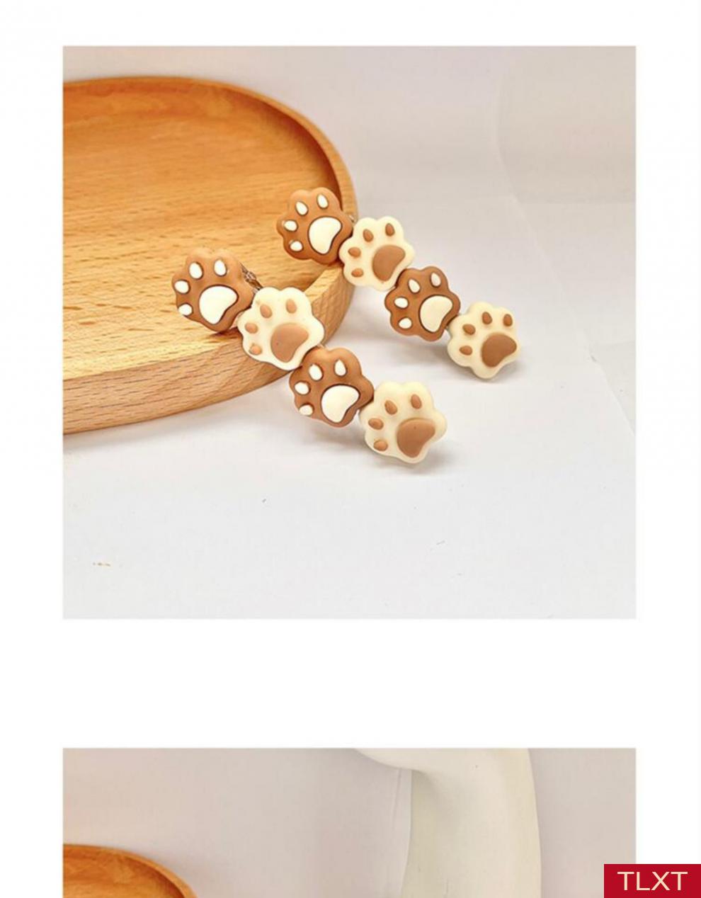 tlxt可爱夹子头饰发夹侧边网红猫抓发卡一字夹少女甜美发边夹发饰金色