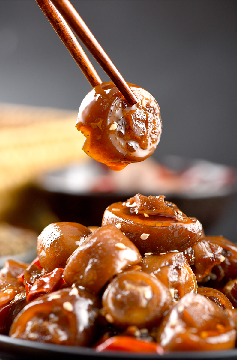 麻辣猪尾巴 即食四川特产新鲜卤味熟食 猪肉零食小吃猪尾骨 招牌猪