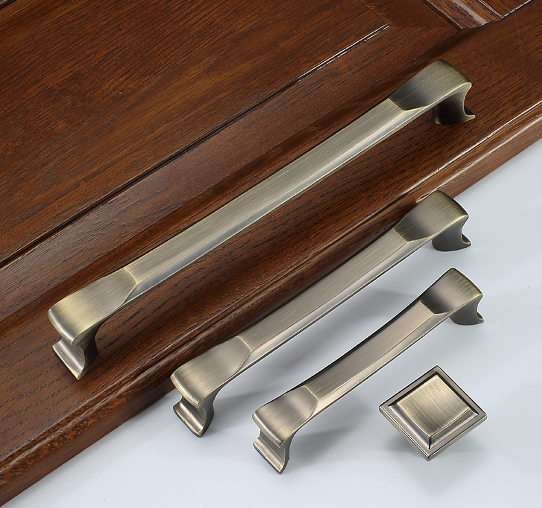 新中式衣柜把手橱柜子拉手现代简约抽屉鞋柜门把手手柄仿古欧式单孔