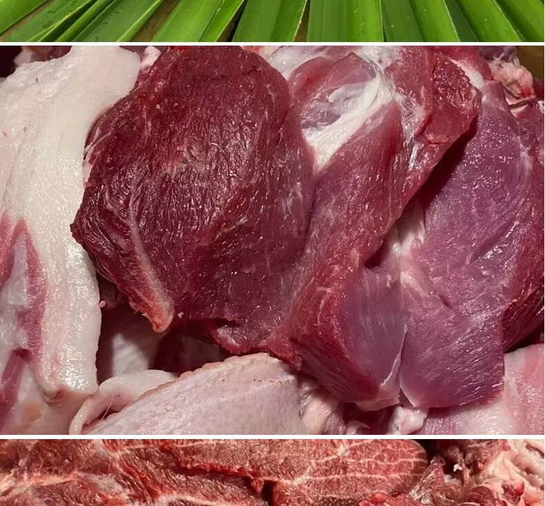 前腿肉前夹肉贵州农家粮食土猪肉前肩肉黑毛白毛猪瘦肉 5斤前腿肉